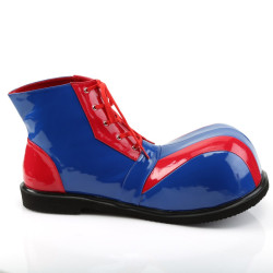 Funtasma CLOWN-05 Red Blue Patent Circus Shoes