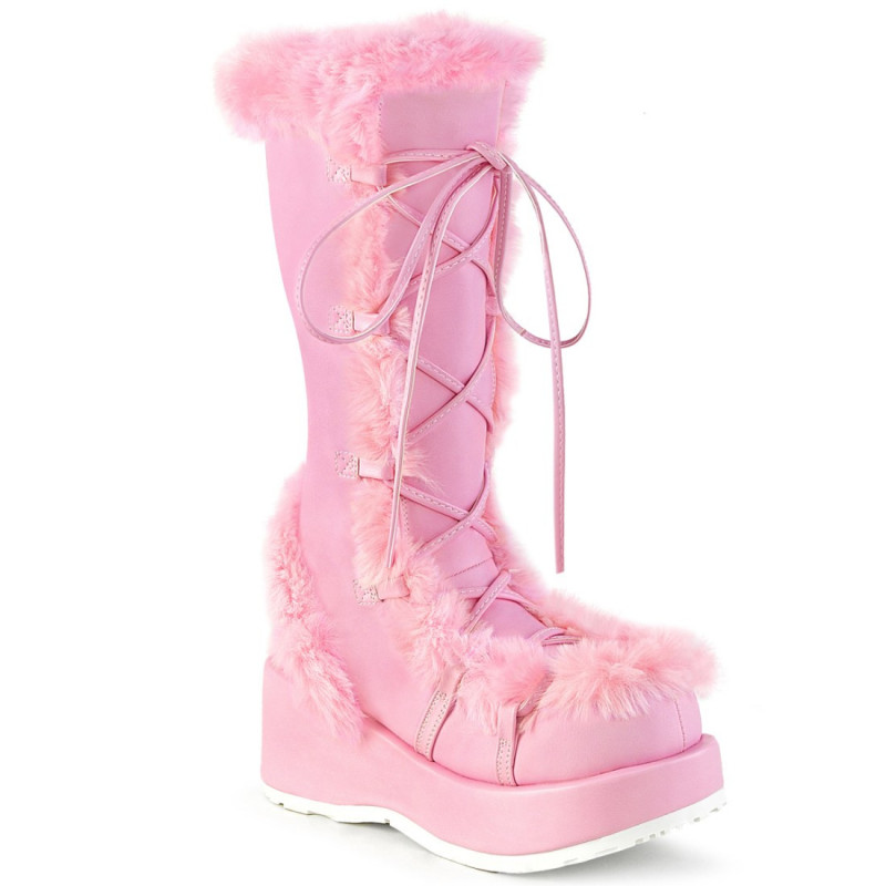Demonia CUBBY-311 Rose Vegan Women Platform Boots Demonia CUBBY-311 Rose Vegan Women Platform Boots