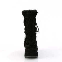 Demonia CUBBY-311 Black Vegan Women Platform Boots
