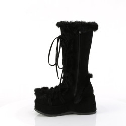 Demonia CUBBY-311 Black Vegan Women Platform Boots