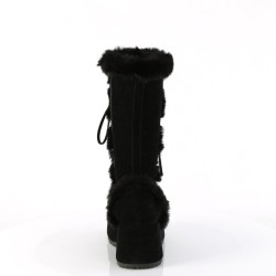 Demonia CUBBY-311 Black Vegan Women Platform Boots