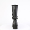 Demonia DAMNED-220 Black Vegan Platform Women Boots