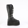 Demonia DAMNED-220 Black Vegan Platform Women Boots