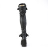 Demonia KERA-303 Black Vegan Platform Thigh High Boots