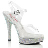 Fabulicious MAJESTY-508DM Clear High Heeled Sandals