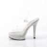 Fabulicious MAJESTY-508DM Clear High Heeled Sandals