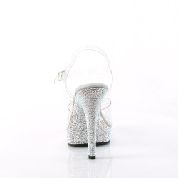 Fabulicious MAJESTY-508DM Clear High Heeled Sandals