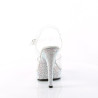 Fabulicious MAJESTY-508DM Clear High Heeled Sandals
