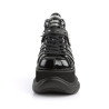 Demonia NEPTUNE-100 Black Glitter Platform Men Boots
