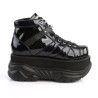 Demonia NEPTUNE-100 Black Glitter Platform Men Boots
