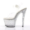 Pleaser STARDANCE-708 Transparent Platform High Heels