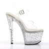Pleaser STARDANCE-708 Transparent Platform High Heels