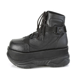 Demonia NEPTUNE-181 Black Vegan Platform Men Boots