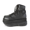 Demonia NEPTUNE-181 Black Vegan Platform Men Boots