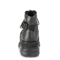 Demonia NEPTUNE-181 Black Vegan Platform Men Boots