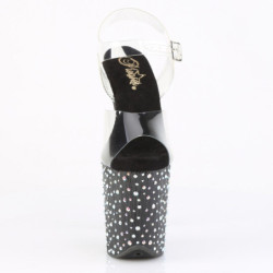 Pleaser STARDANCE-808 Black Pole Dance High Heels Shoes