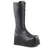 Demonia TRASHVILLE-502 Black Vegan Platform Men Boots