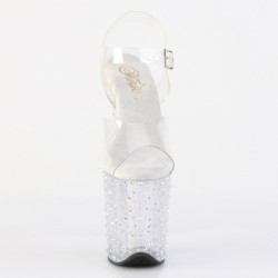 Pleaser STARDANCE-808 Silver Pole Dance High Heels Shoes