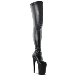 Pleaser INFINITY-4000 Black Vegan Leather Sale Women