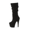 Pleaser ADORE-1061 Black Vegan Suede Sale Women