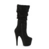 Pleaser ADORE-1061 Black Vegan Suede Sale Women