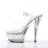 Pleaser STARDUST-608 Strass Platform High Heeled Shoes
