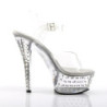 Pleaser STARDUST-608 Strass Platform High Heeled Shoes