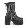 Demonia ASSAULT-66 Black Vegan Platform Women Boots