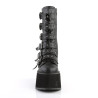Demonia DAMNED-225 Black Vegan Platform Women Boots