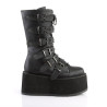 Demonia DAMNED-225 Black Vegan Platform Women Boots