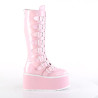 Demonia DAMNED-318 Rose Hologram Platform Women Boots