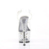 Pleaser STARDUST-708 Transparent High Heeled Pole Shoes