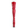 Pleaser FLAMINGO-3063 Red Extreme Thigh High Boots