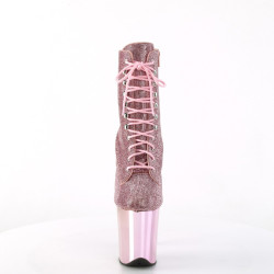 Pleaser FLAMINGO-1020CHRS Rose Strass Chrome Sale Women