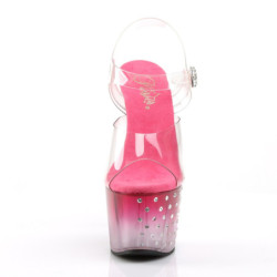 Pleaser STARDUST-708T Pink High Heeled Pole Dance Shoes