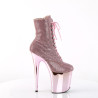 Pleaser FLAMINGO-1020CHRS Rose Strass Chrome Sale Women
