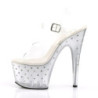 Pleaser STARDUST-708T Clear High Heeled Pole Dance Shoes