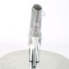 Pleaser FLAMINGO-1020CHRS Silver Strass Chrome Sale