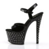 Pleaser STARDUST-709 Patent High Heeled Disco Shoes
