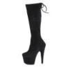 Pleaser ADORE-2008 Suede Platform Heeled Boots