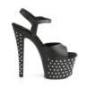 Pleaser ADORE-1021C-RS Silver Strass Transparent Boots