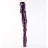 Pleaser ADORE-3028 Purple Buckle Thigh High Boots