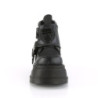 Demonia STOMP-15 Black Punk Goth Platform Wedge Boots