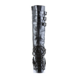 Demonia CHARADE-206 Black Vegan Chunky Platform Boots