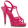 Fabulicious FLAIR-420 Pink T-Strap Stiletto Sandals