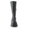 Demonia STOMP-200 Black Vegan Platform Wedge Knee Boots