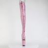 Pleaser FLAMINGO-3021GP Rose Glitter Laced Thigh Boots