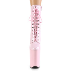 Pleaser INFINITY-1020 Rose Patent Women's Ankle Boots