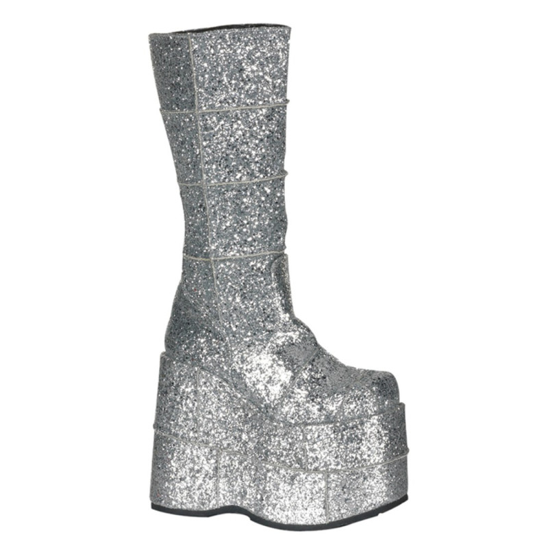 Demonia STACK-301G Glitter Cyber Platform Men Boots Demonia STACK-301G Glitter Cyber Platform Men Boots