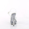 Fabulicious SULTRY-608 Clear High Heel Platform Sandal